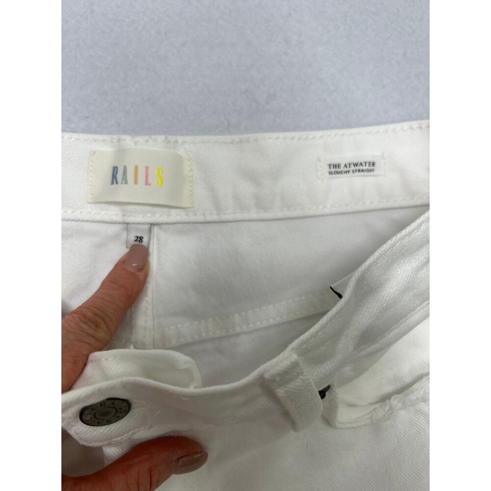 Rails X Revolve Atwater Slouchy Straight Jeans In… - image 4